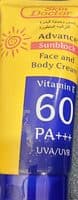 Advance Sunblock. Face & Body cream